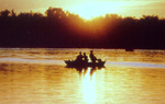 Fishing at Sunset on Lake Okoboji
